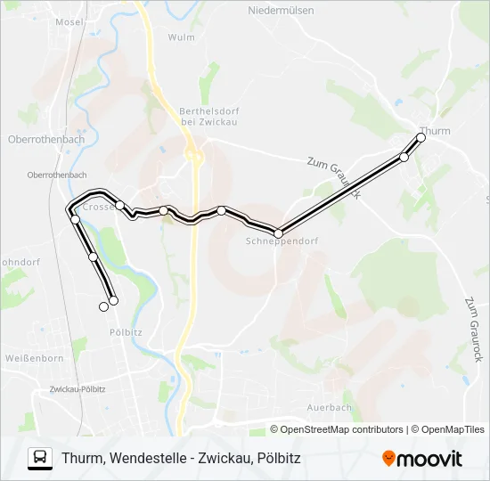 173 Bus Line Map