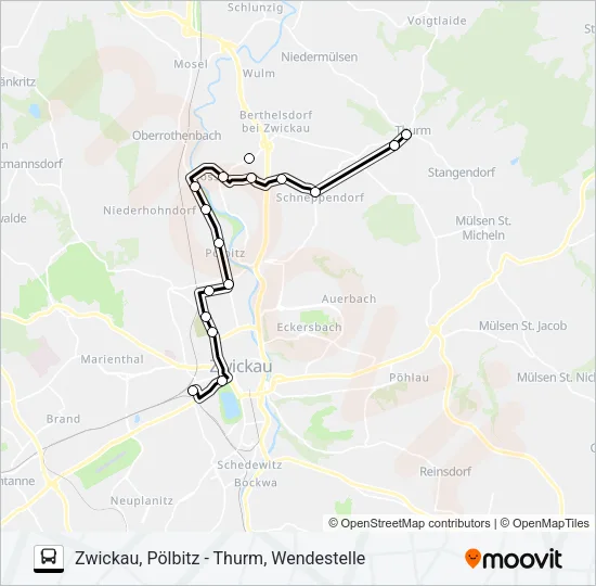 173 Bus Line Map