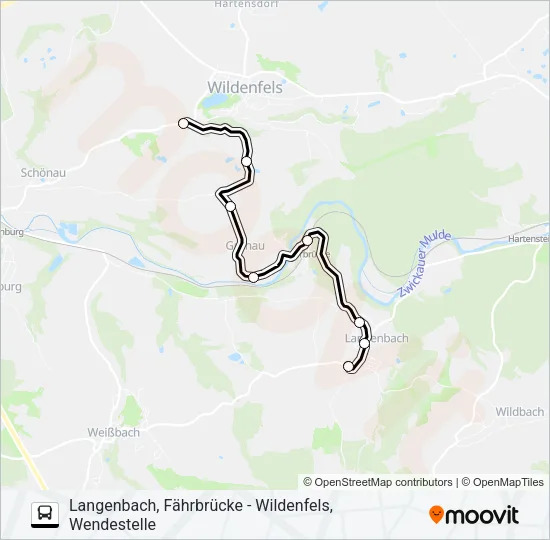 182 Bus Line Map