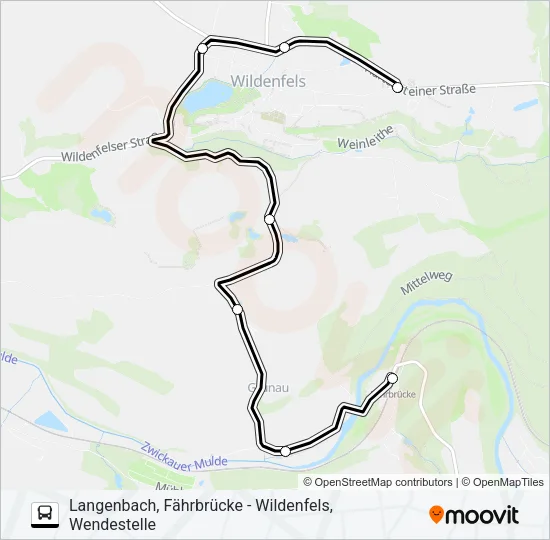182 Bus Line Map