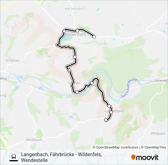182 Bus Line Map