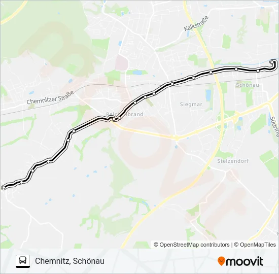 251 Bus Line Map