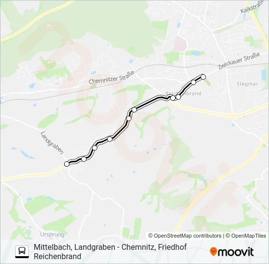 251 Bus Line Map