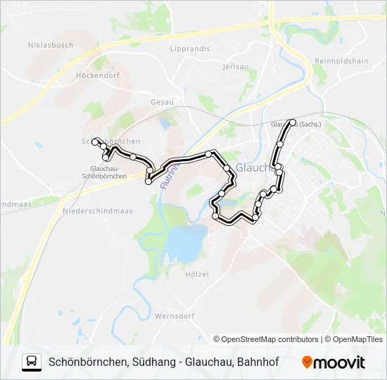 101 Bus Line Map