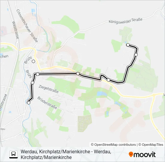 Автобус 168: карта маршрута