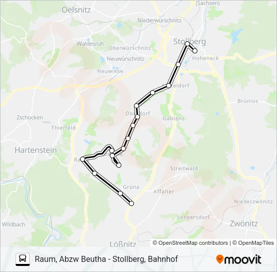 194 Bus Line Map