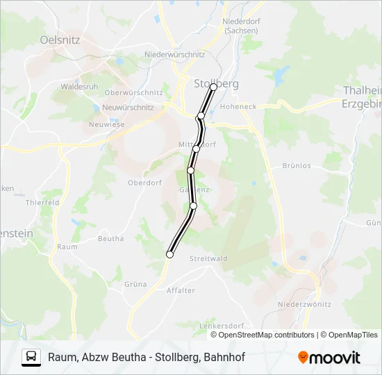 194 Bus Line Map