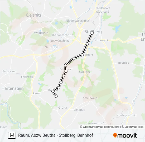 194 Bus Line Map