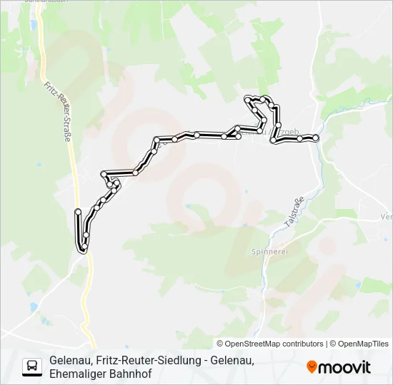 209 Bus Line Map