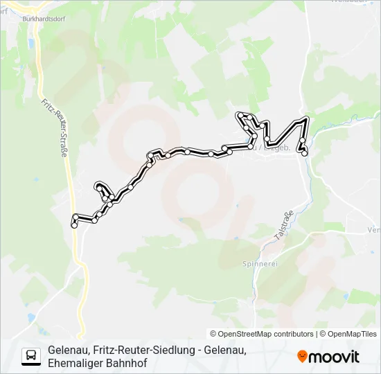 209 Bus Line Map