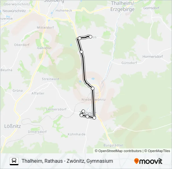 211 Bus Line Map