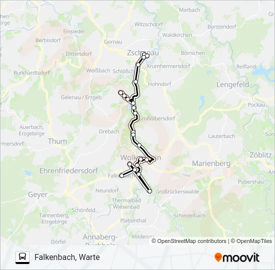 217 Bus Line Map