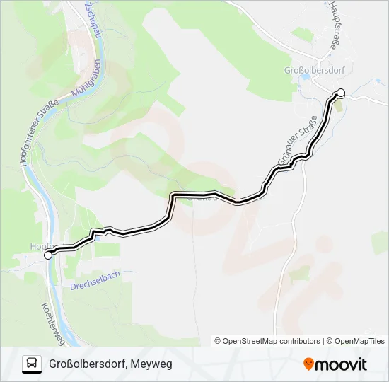 217 Bus Line Map