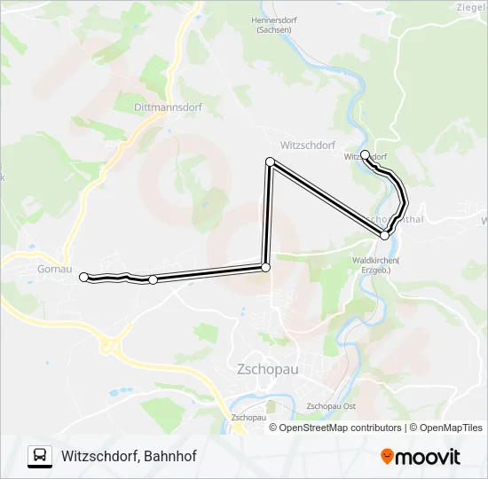 Автобус 242: карта маршрута