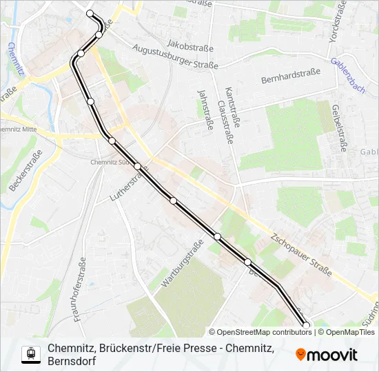 2 Light Rail Line Map