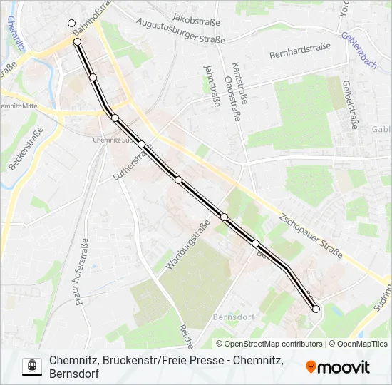 2 Light Rail Line Map