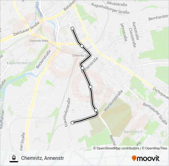 3 Light Rail Line Map