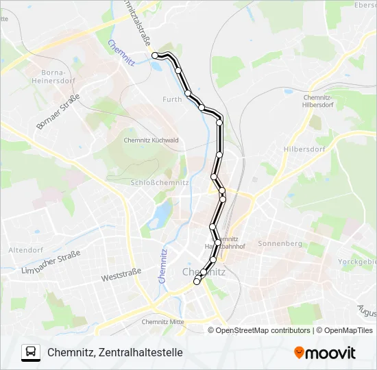 Автобус 22: карта маршрута