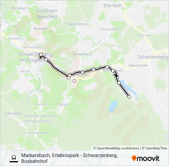 332 Bus Line Map