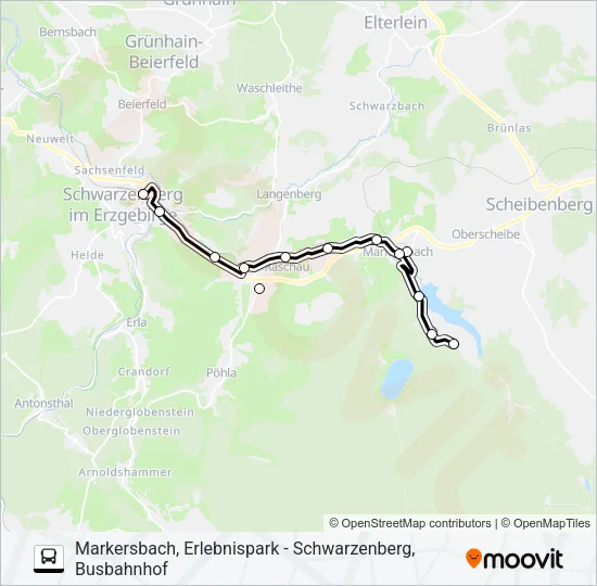 332 Bus Line Map