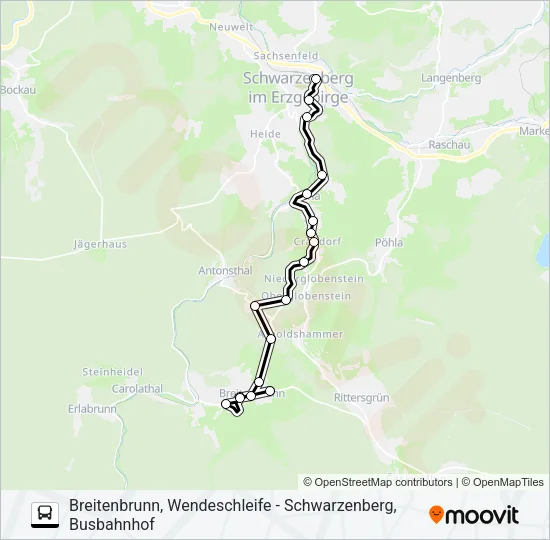 338 Bus Line Map