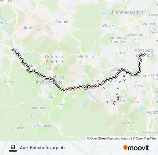 Автобус 415: карта маршрута