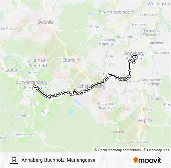 Автобус 415: карта маршрута