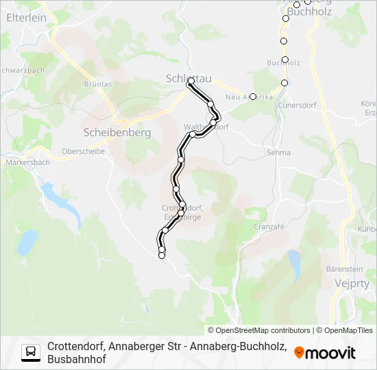 Автобус 417: карта маршрута