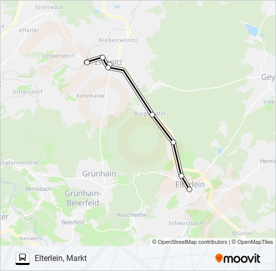 419 Route: Schedules, Stops & Maps - Elterlein, Markt (Updated)