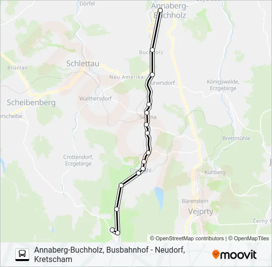 Автобус 428: карта маршрута