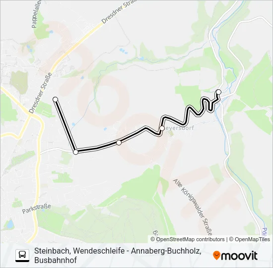431 Bus Line Map