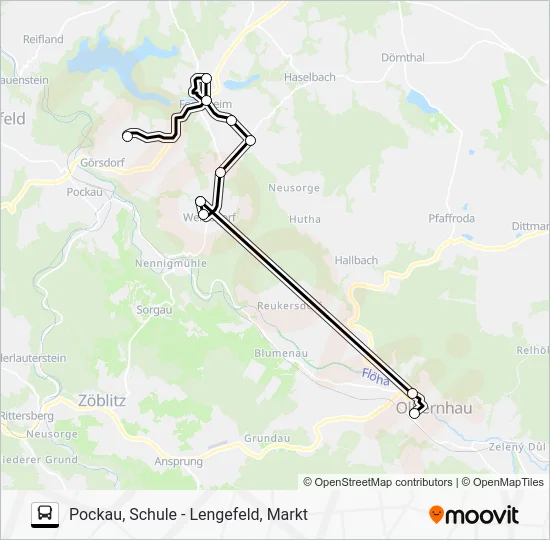 Автобус 454: карта маршрута