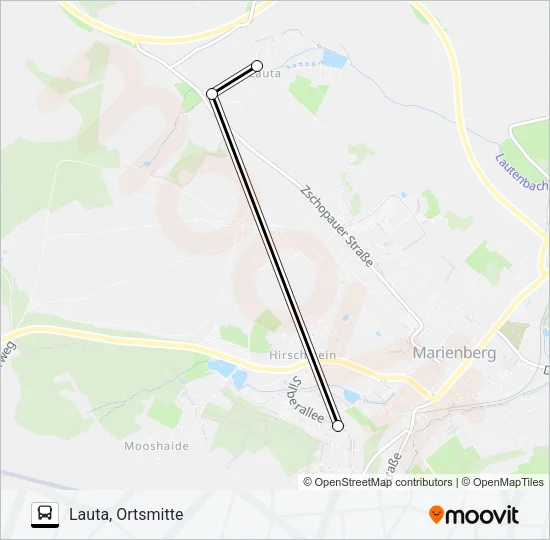 489 Bus Line Map