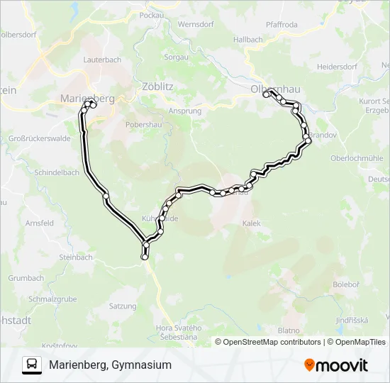 497 Bus Line Map