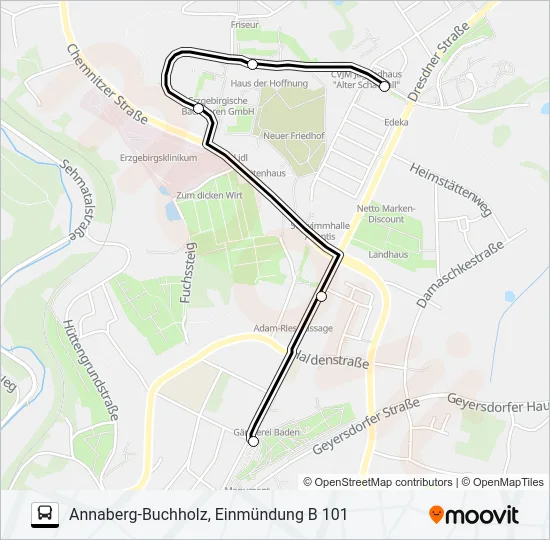 A Bus Line Map
