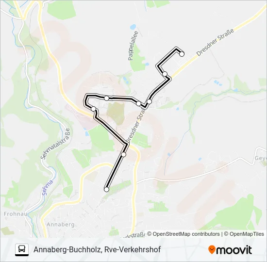 A Bus Line Map