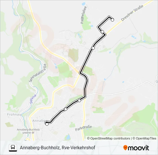 C Bus Line Map