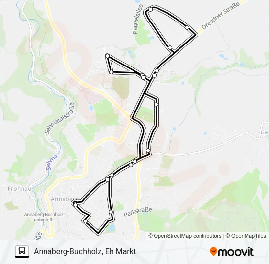 C Bus Line Map