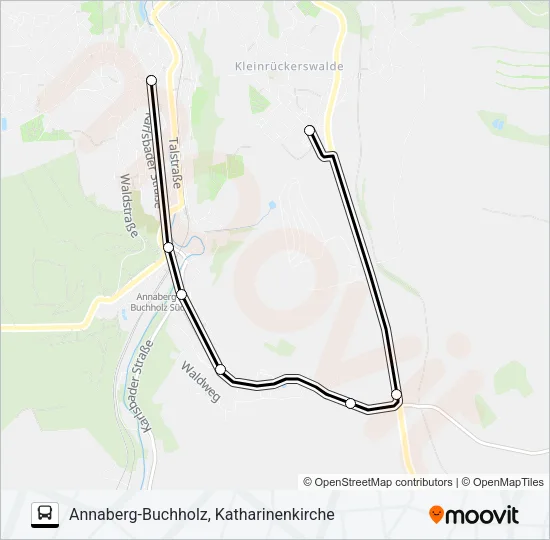 F Bus Line Map