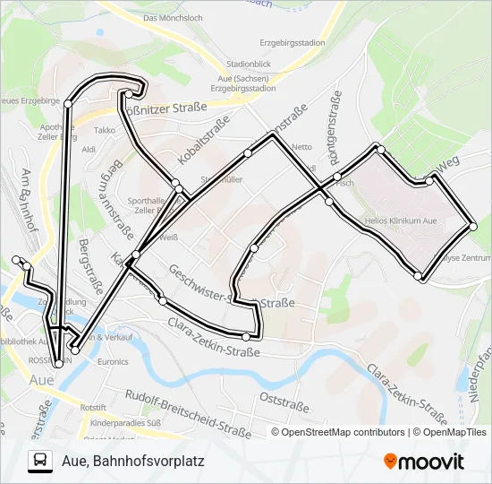 A Bus Line Map