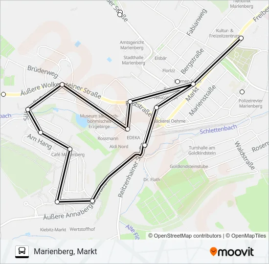 A Bus Line Map