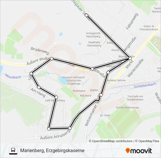 A Bus Line Map