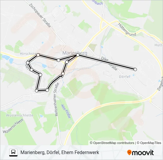 A Bus Line Map