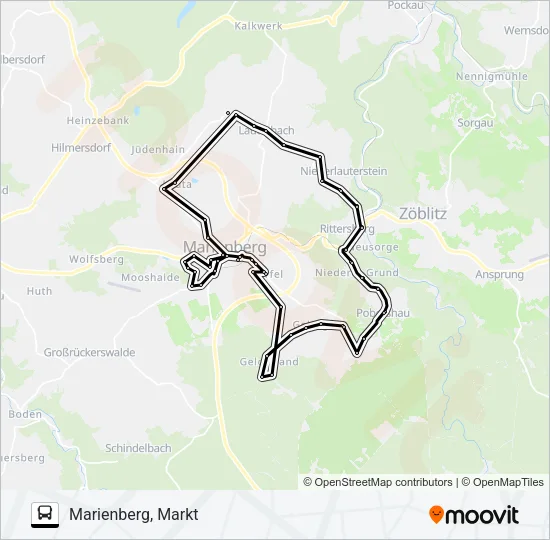 C Bus Line Map