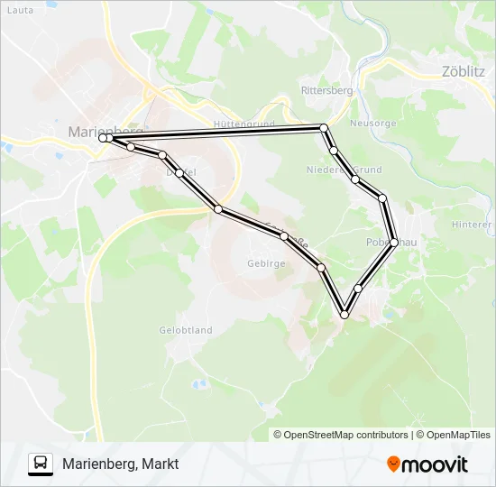 E Bus Line Map
