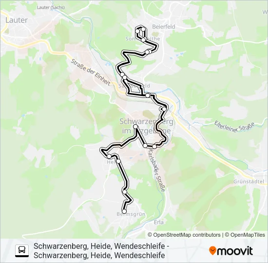 A Bus Line Map