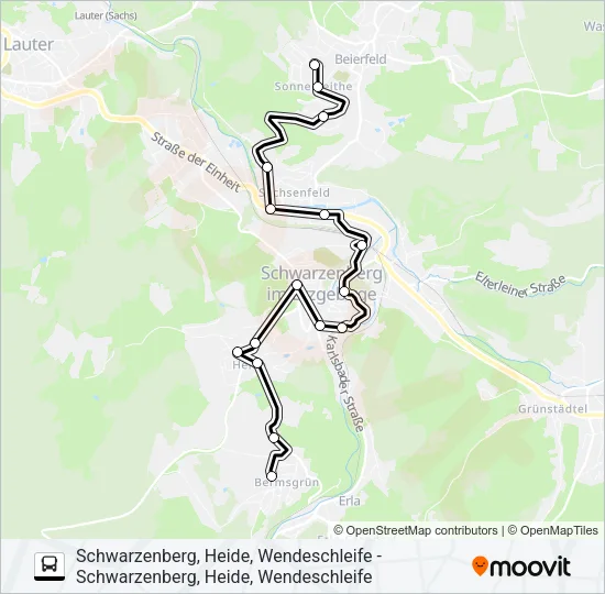 A Bus Line Map