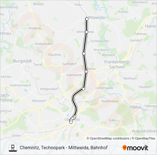  C14: карта маршрута
