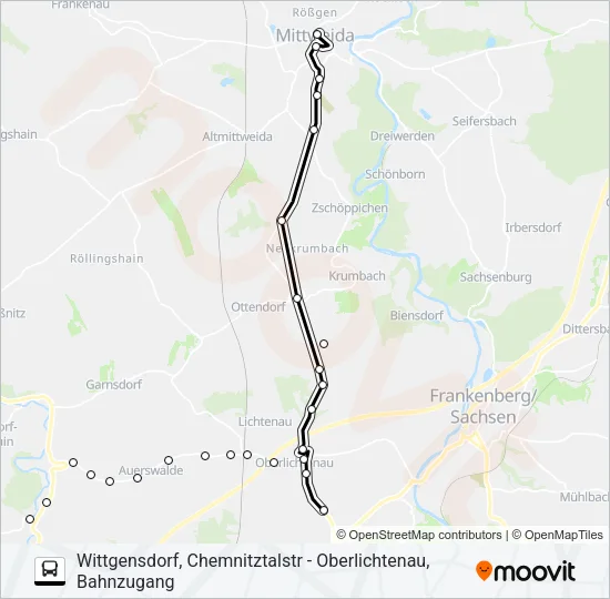 Автобус 637: карта маршрута