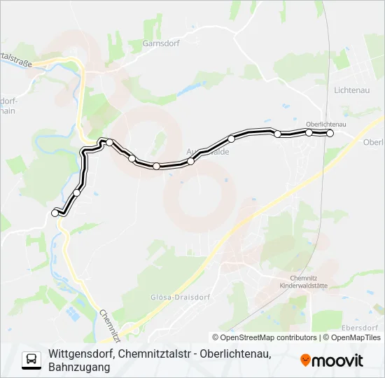 Автобус 637: карта маршрута